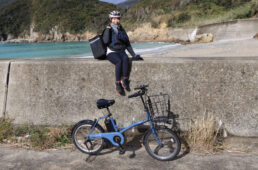 電動アシスト自転車とあむさん