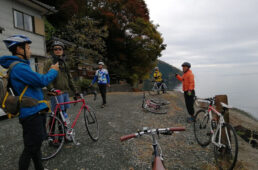 菅浦の集落の奥