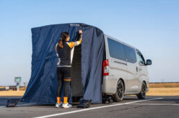 キャラバンのバックテント