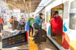 カゾリングトレインツアーの帰路の様子