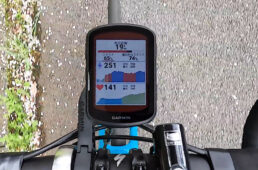 リアルタイムスタミナの走行中の実際の画面