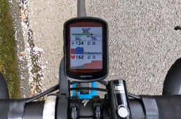 リアルタイムスタミナの走行中の実際の画面