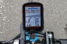 パワーガイドの走行中の実際の画面