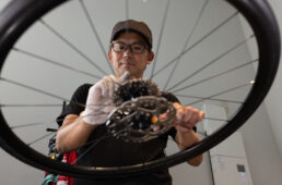 シクリズムアワジ店長・メカニックの北井さん