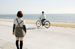 ツアー走行前の慣熟走行