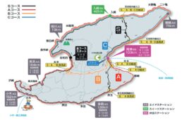 2023佐渡ロングライドのコースマップ
