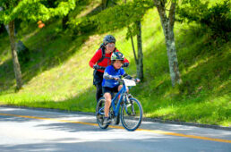 シマノバイカーズに参加した親子