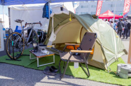 青川峡キャンピングパークのブース