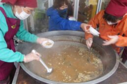 エイドのタラ汁