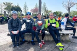 ゴール後の笑顔