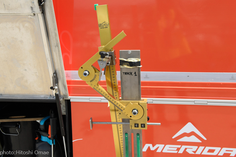 2023ジロ・デ・イタリア第1ステージ、バーレーン・ヴィクトリアスの計測機器