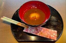 十村駅のぜんざい