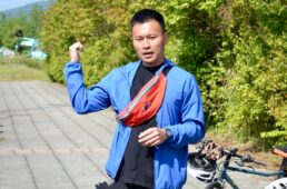 滋賀県ガイドの佐山さん