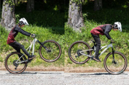 マウンテンバイクのフロントアップとリヤアップ