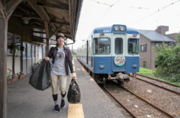 外川駅のホーム