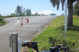 大磯ロングビーチの前