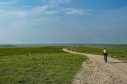 遮るものが何もない平原