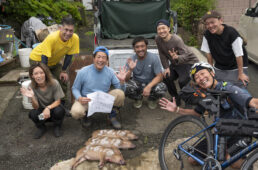 南伊豆町長の岡部克仁さんら