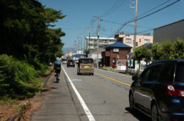 太平洋岸自転車道のルートを進む