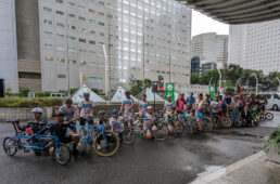 タンデム自転車解禁セレモニー