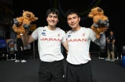 室内サイクリング男子サイクルサッカー　2023UCI自転車世界選