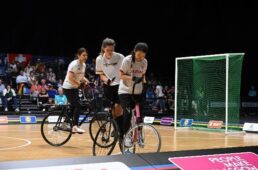 女子サイクルサッカー　2023UCI自転車世界選