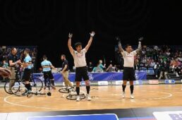 室内サイクリング男子サイクルサッカー　2023UCI自転車世界選