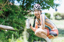 九重連山伏流水を汲めるポイント