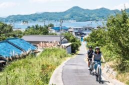 宇多城跡を通るヒルクライムルート