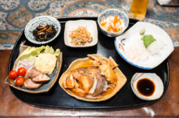 民宿中塚さんの朝食