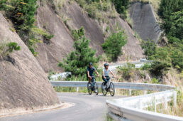 岩肌むき出しのエリア