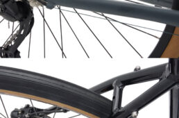 コラテック・シェイプ チャビーのチェーンステー＆シートステー