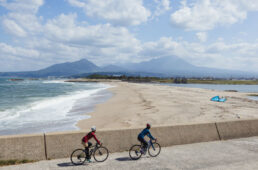 大山がよく見えるスポット