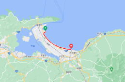 白砂青松の弓ヶ浜サイクリングコース