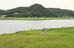 遠賀福10ルート：川河川敷サイクリング道路