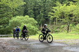 車の少ない山道