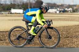 紺野元汰さんが下ハンドルを持ったとき