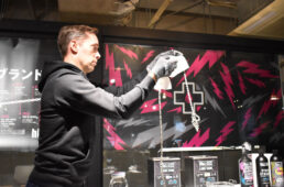 マックオフ超音波チェーン洗浄＆注油