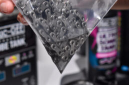 マックオフ超音波チェーン洗浄＆注油