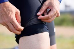 ショーツ裏のフリース素材