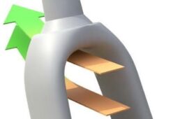 ディフューザーフォークの空気の流れ