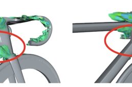 ディフューザーの有無による空気の流れの比較