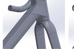 テストされたフォークの形状