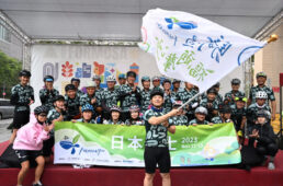 フォルモサ900開会式で紹介を受ける日本騎士團