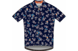 パールイズミ　桜とルリビタキ