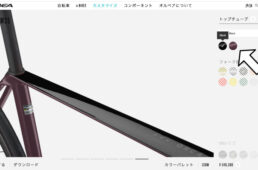 MyOのトップチューブカラー選択