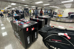 台北の松山空港に到着