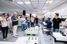 リヤハブユニットの組み立て工程