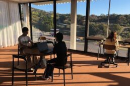 CSCワーケーションでの作業風景