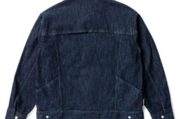 ナリフリ×リー ライダースデニムジャケットの背面